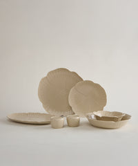Bricard Florange Dinerset Taupe – 27-Delig Porseleinen Serviesset voor 6 Personen