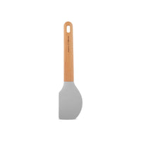 Karaca x Refika Gadgets Siliconen Spatel met Houten Steel, Grijs