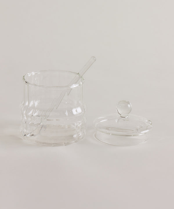 Suikerpot met Lepel | Glas