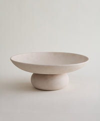 Terracotta Schaal op Voet 40 cm | Decoratieve Serveerschaal