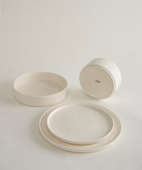 Noa Serviesset 24-delig – Beige Steengoed Dinerset voor 6 Personen