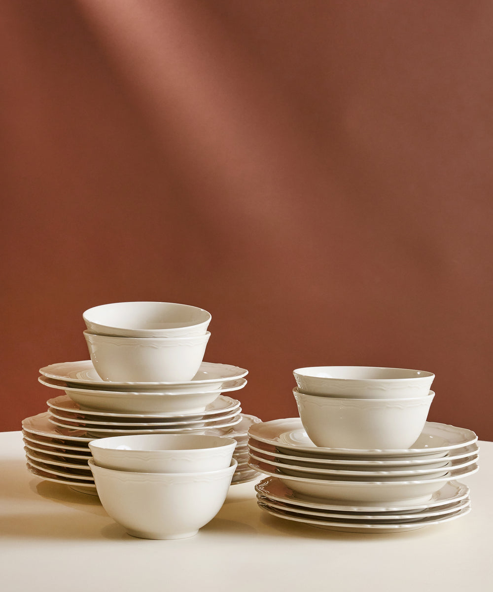 Elyse 24-delige serviesset voor 6 personen | Beige