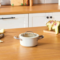 Karaca Swiss Crystal Almond Cream Kasserol 14cm