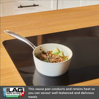 Karaca Swiss Crystal Almond Cream Steelpan 16cm