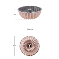 Karaca Cake Pro Sliced Bakvorm | Anti-aanbaklaag | Rosegold