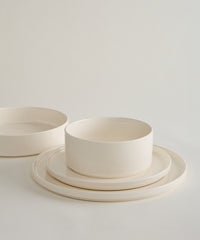 Noa Serviesset 24-delig – Beige Steengoed Dinerset voor 6 Personen