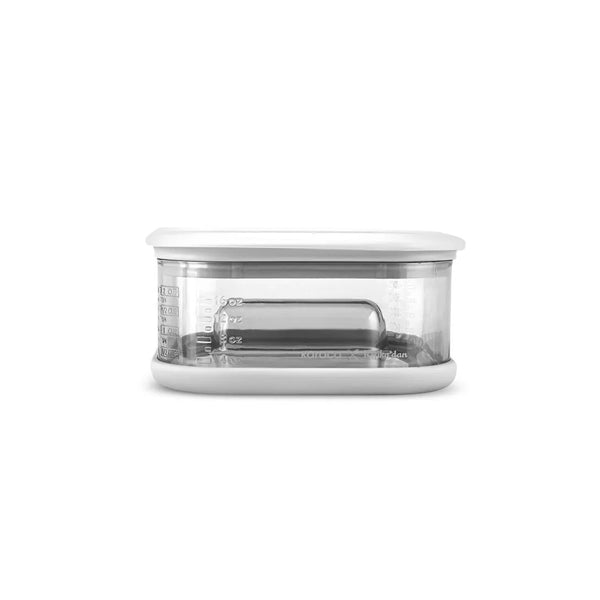 Karaca x Refika Gadgets Bewaarbakje met Rasp 500ml, Grijs