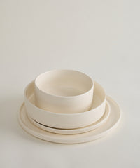 Noa Serviesset 24-delig – Beige Steengoed Dinerset voor 6 Personen