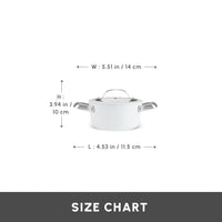 Karaca Swiss Crystal Almond Cream Kasserol 14cm