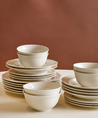 Elyse 24-delige serviesset voor 6 personen | Beige