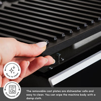 Karaca Nova Grill 6-Slice Contactgrill & Sandwichtoaster 2000W | Inox