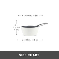 Karaca Swiss Crystal Almond Cream Steelpan 18cm