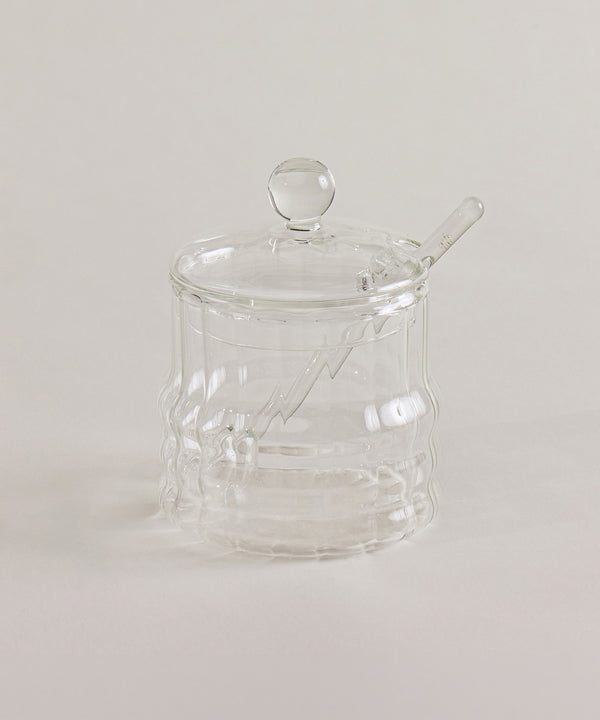 Suikerpot met Lepel | Glas