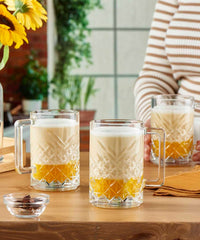 Pasabahce Timeless glazen mok met oor | 2 stuks | 315 ml