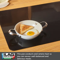 Karaca Swiss Crystal Almond Cream Ondiepe Pan 16cm