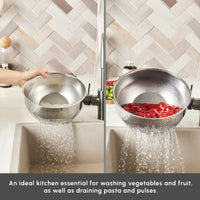 Karaca Flow Vergietkom 24cm | Zilver
