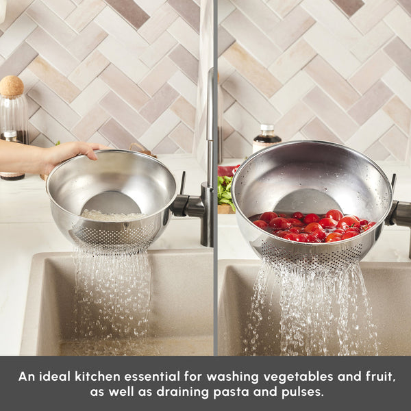 Karaca Flow Vergietkom 24cm | Zilver
