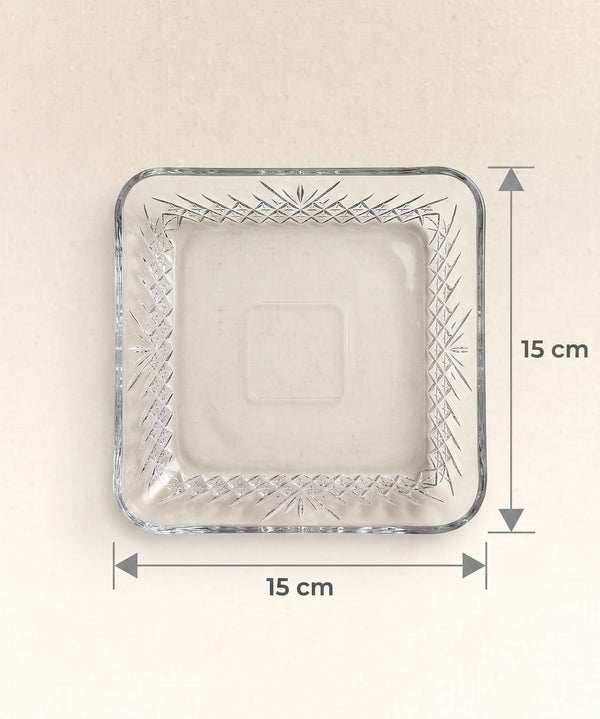 Pasabahce Timeless Taartbordjes 2-delig | 15x15cm