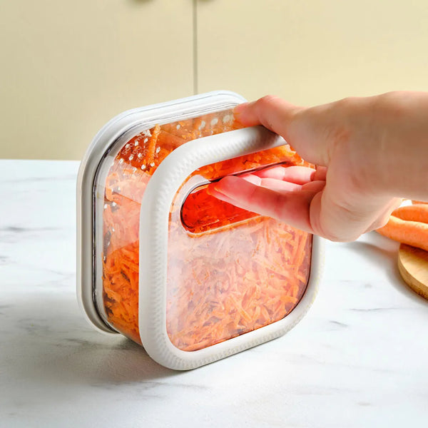 Karaca x Refika Gadgets Bewaarbakje met Rasp 500ml, Grijs