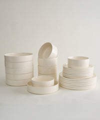 Noa Serviesset 24-delig – Beige Steengoed Dinerset voor 6 Personen