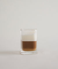 Ripple Kare Drinkglas 200 ml | Set van 6 | Geribbeld Glas