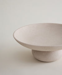 Terracotta Schaal op Voet 30 cm | Decoratieve Serveerschaal
