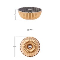 Karaca Cake Pro Sliced Bakvorm | Anti-aanbaklaag | Goud