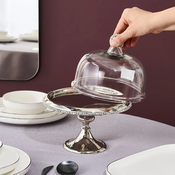 Karaca Home Majesty Gebaksstandaard met Glazen Stolp
