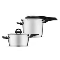 Jumbo ProCook snelkookpan set 4 + 6 liter – Premium RVS 18/10