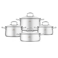 Jumbo Flame 5-Ply 8-delige premium pannenset