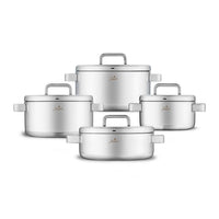 Jumbo Monaco 3-Ply 8-delige premium pannenset