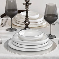 Karaca Streamline Sunset serviesset | 24-delig | platin