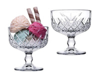 Pasabahce Timeless ijs coupe glazen – 2 stuks – 255 ml