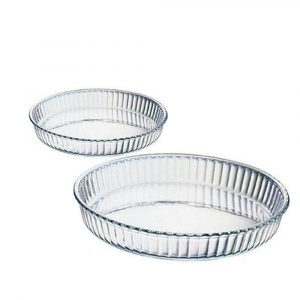Pasabahce Borcam ovenschaal rond 2 stuks - 2950 cc + 1720 cc