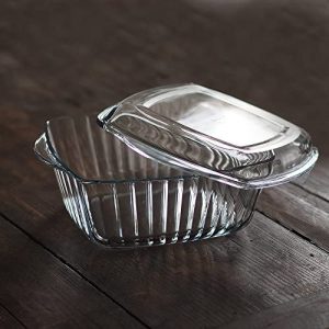 Borcam ovenschaal met deksel vierkant 2600 cc - 59049