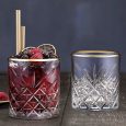 Pasabahce Timeless whiskey glazen golden touch | 4 stuks | 345 cc