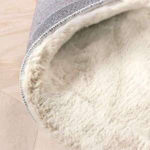 Softy collection hoogpolig rabbit zacht vloerkleed 160x230 cm beige