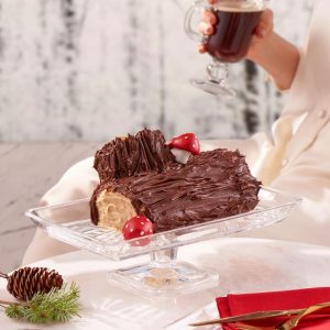 Pasabahce Madlen taartplateau op voet - 276x165 mm