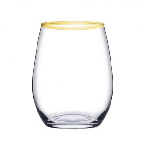 Pasabahce Amber Golden Touch drinkglazen 6 stuks - 350 ml