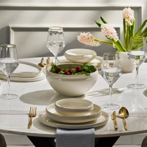 Karaca Streamline Sunset 59-delig 12-persoons serviesset | goud