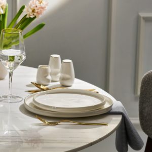 Karaca Streamline Sunset 59-delig 12-persoons serviesset | goud