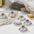 Karaca Globe 12-delige koffiekopjes set - 90 ml