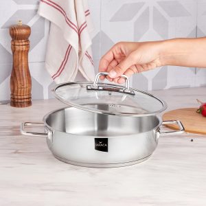 Karaca Galaxy Steel lage pan 24 cm 3,0 Lt