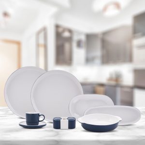 Karaca Nordic 27-delige porseleinen ontbijt-/serviesset