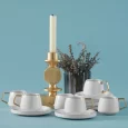 Karaca Saturn Gold 12-delige Koffiekopjes set 90 ml