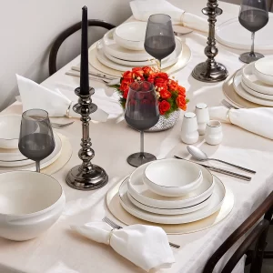 Karaca Streamline Sunset 59-delig 12-persoons serviesset | goud