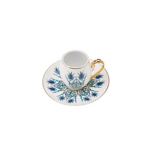 Karaca Iznik 6 persoons koffiekopjes set 90 ml