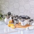 Karaca Perfect Gray Snelkookpan Set 4+6 Liter