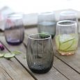 Pasabahce Linka zwarte drinkglazen 3 stuks - 240 cc