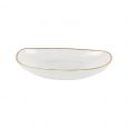 Bricard Istanbul schaal | medium 20 cm - wit-goud